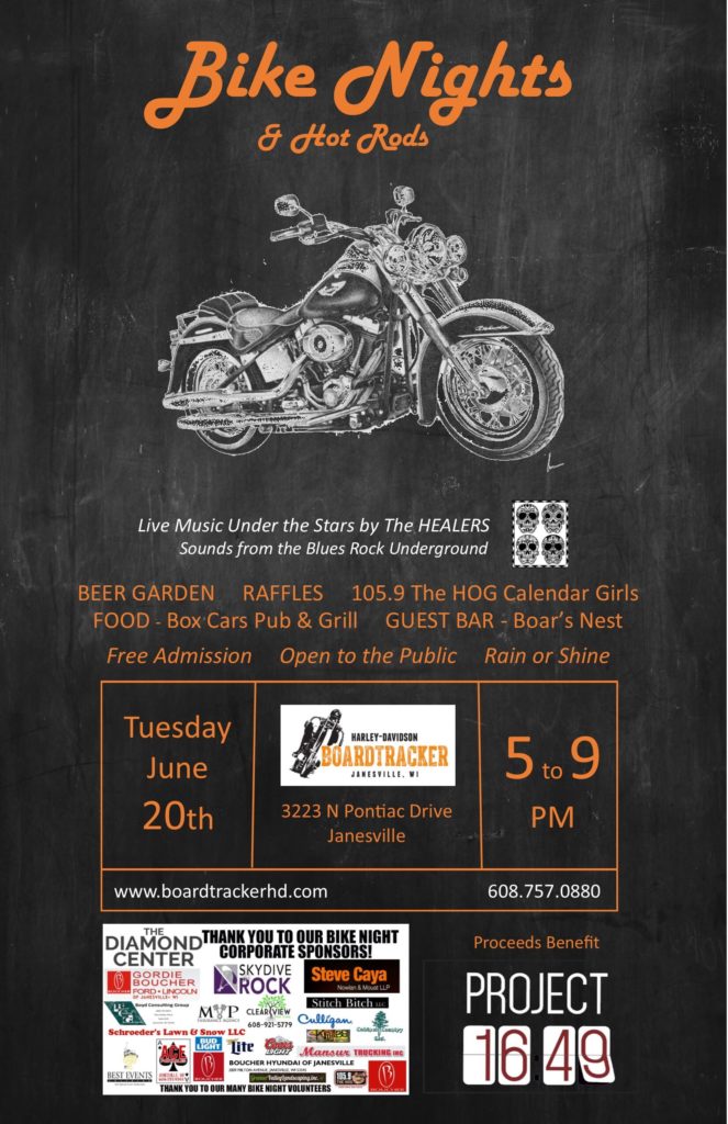 Bike Night to benefit Project 16:49